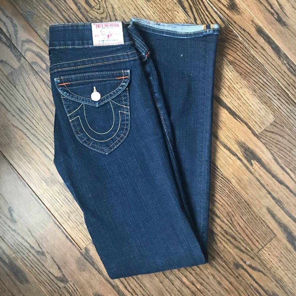 True Religion Bootcut Jeans, mid rise, sz 28